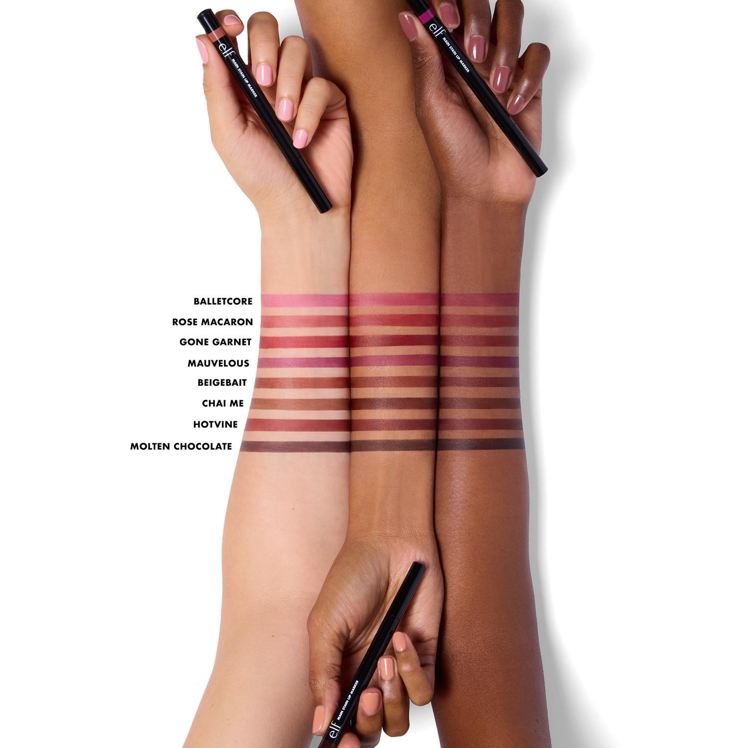 E.L.F. MAIN STAIN LIP MARKER (MARCADOR DE TINTE LABIAL BUILDABLE Y DE LARGA DURACI&Oacute;N)